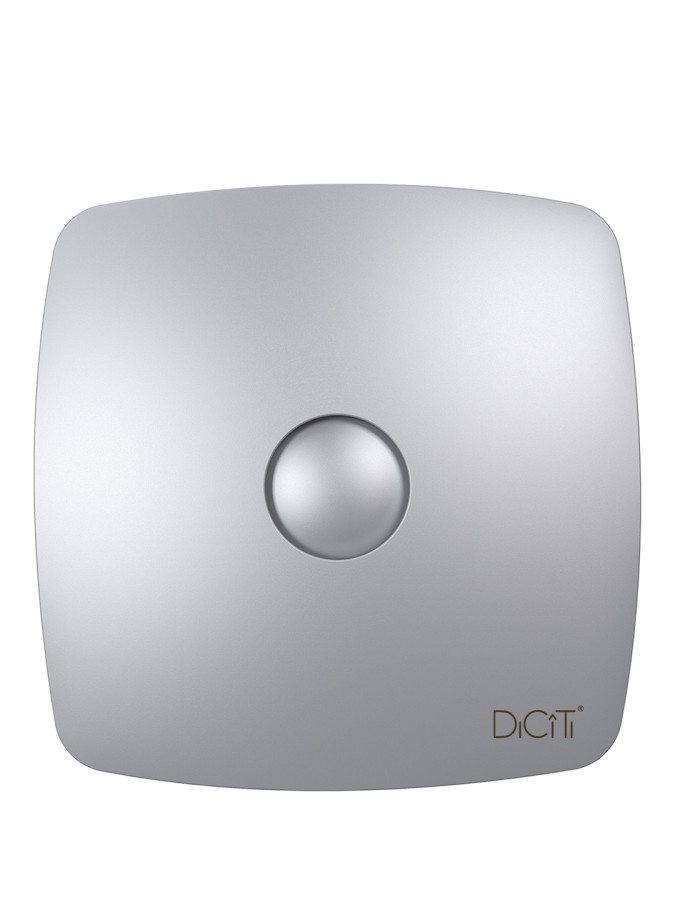 RIO 4C gray metal, Вентилятор осевой вытяжной с обратным клапаном D 100, декоративный RIO 4C gray metal, Вентилятор осевой вытяжной с обратным клапаном D 100