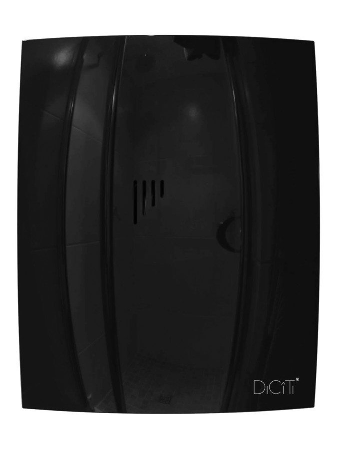 BREEZE 4C Obsidian, Вентилятор осевой вытяжной с обрат. клапаном, D 100 BREEZE 4C Obsidian