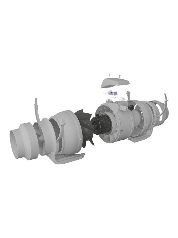 Вентилятор канальный TYPHOON, 2скор., D100, ERA PRO TYPHOON 100-2SP