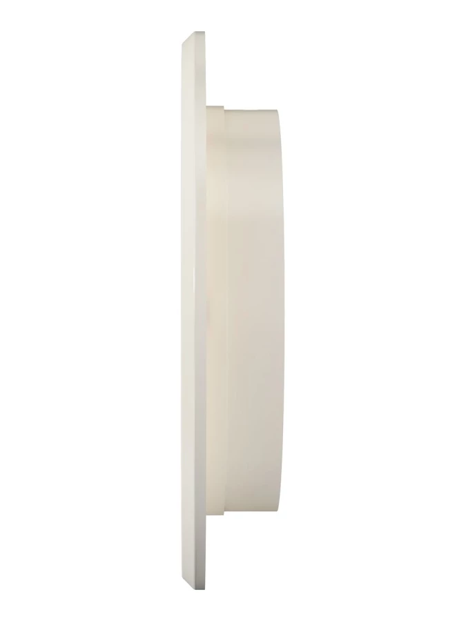 Решетка наружная вентиляционная круглая D136 с фланцем D100, ivory, 10РКН 10РКН ivory