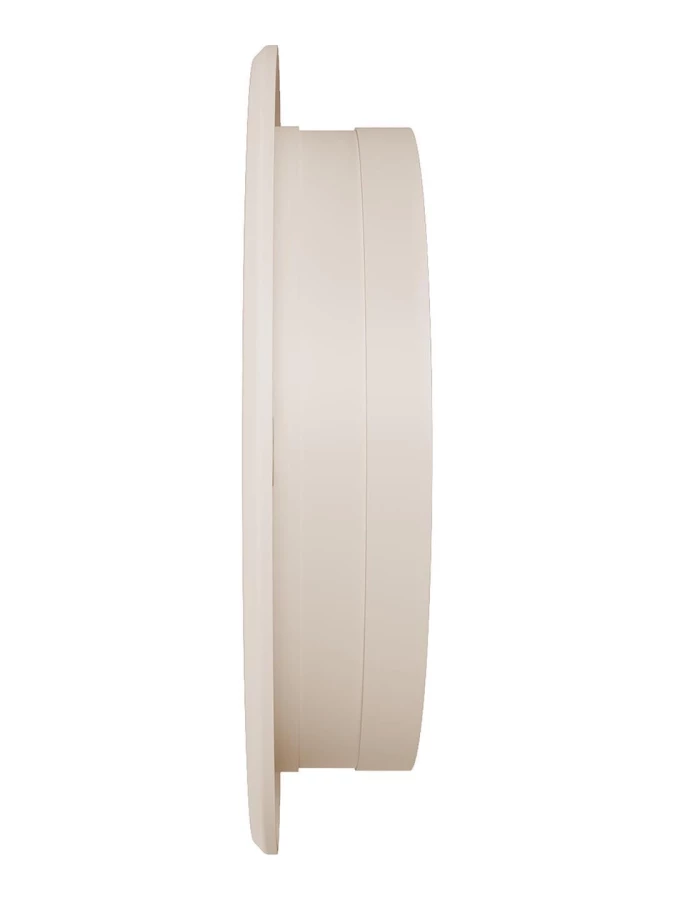 Решетка наружная вентиляционная круглая D200 с фланцем D150, ivory, 15РКН 15РКН ivory